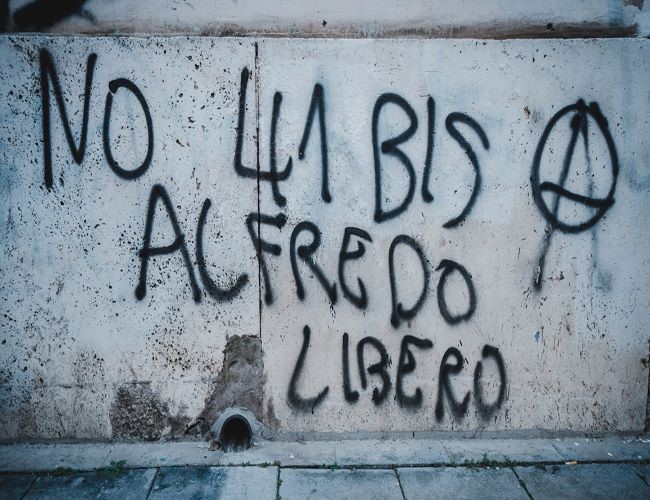 Palabras desde la cárcel de San Miguel en solidaridad con Alfredo Cospito